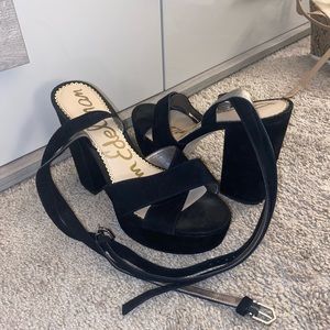Sam Edelman strappy block heels